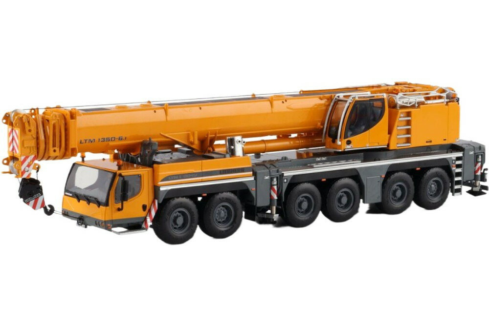 迷你车 - Liebherr LTM1350 6.1 クレーン / WSI 1/50 建設機械模型 工事車両
