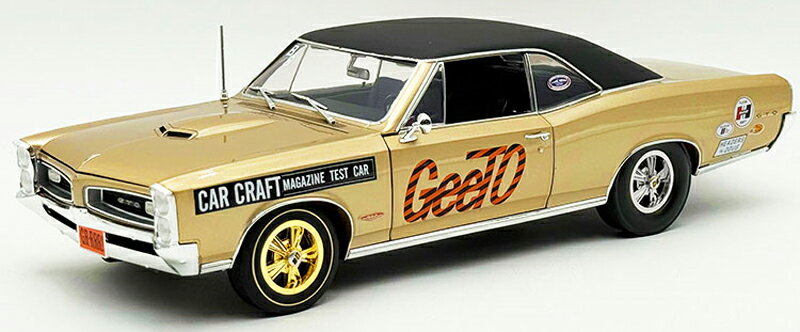 Pontiacポンティアック GTO Car Craft テストカー 1966 アメ車 模型 マッスルカー / ACME 1/18 ミニカー 模型
