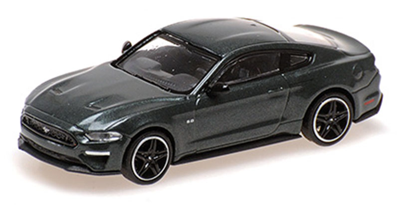 Ford Mustangフォード マスタング 2018 ダークグリーン スポーツカー 模型 / MINICHAMPS 1/87 ミニカー 模型