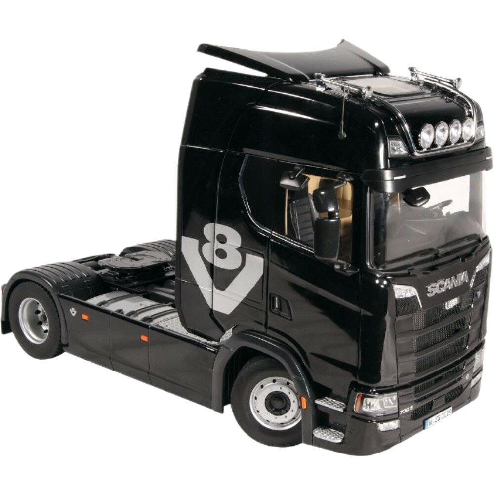 Scania 730S ブラック V8 / NZG 1/18 ミニカー 模型