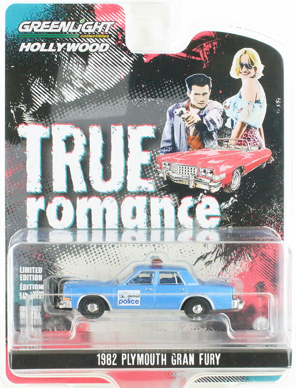Plymouthプリムス グランフューリー デトロイト警察 1982 パトカー 劇中車 模型 / Greenlight 1/64 ミニカー 模型