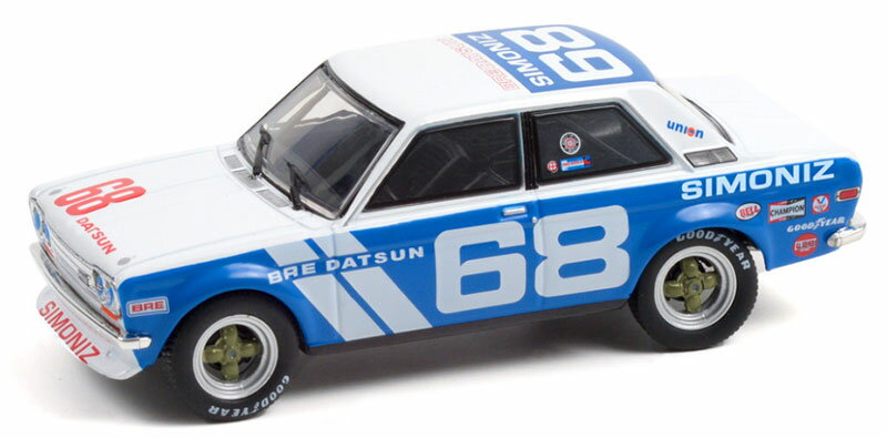 Rakuten - Datsunダットサン 510 BRE Sam Posey 1972 日産 ブルーバード 模型 ダイキャスト / Greenlight 1/43 ミニカー 模型