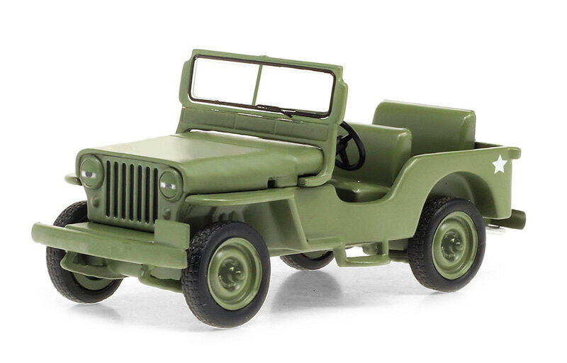 Willysウィリス Jeepジープ CJ-2A 1949 四駆 オフロード 模型 ダイキャスト モデル / Greenlight 1/43 ミニカー 模型