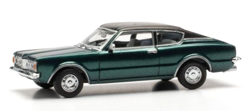 Rakuten - Fordフォード Taunusタウヌス クーペ ダークグリーン 模型 ダイキャスト モデル / Herpa 1/87 ミニカー 模型