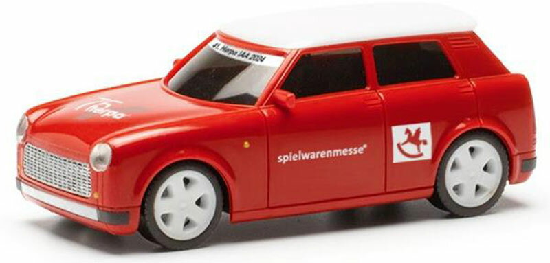 Trabantトラバント NT レッド 次世代コンセプト 旧車 模型 ダイキャスト モデル / Herpa 1/87 ミニカー 模型