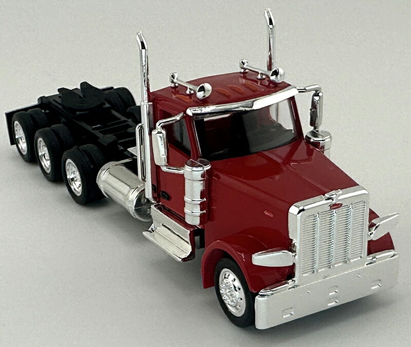 Rakuten - Peterbiltピータービルト 589 3軸 デイキャブ レッド トラック 働く車 模型 / HO LOGISTICS 1/87 ミニカー 模型
