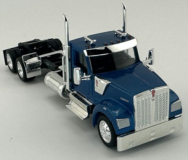Hot Wheels - Kenworthケンワース W990 2軸キャブ ブルーメタリック トラック 働く車 模型 / HO LOGISTICS 1/87 ミニカー 模型