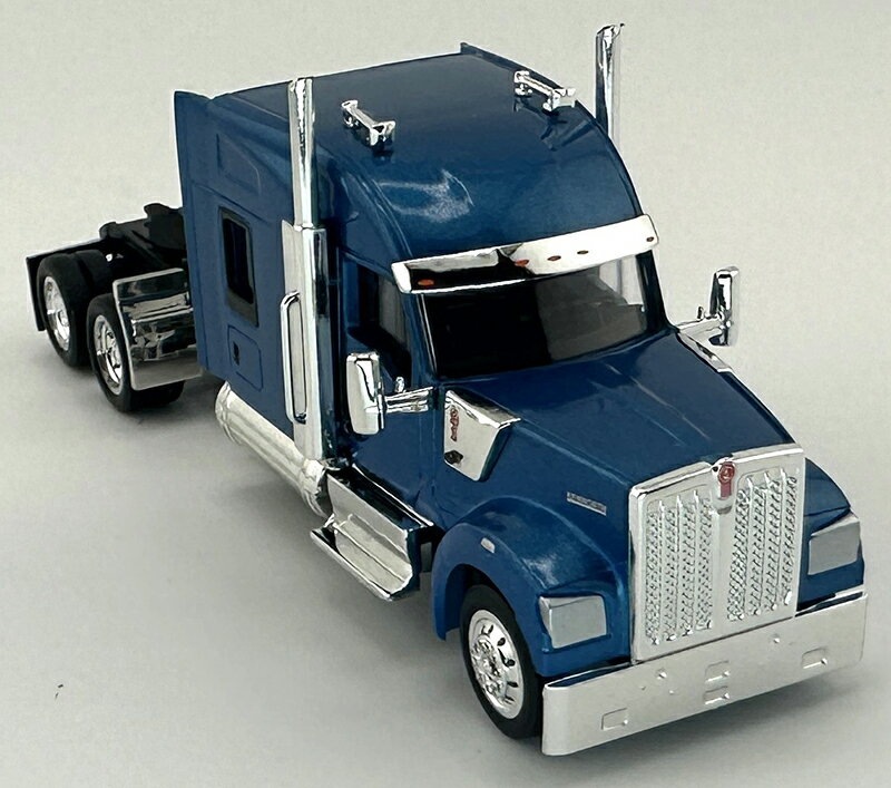 Rakuten - Kenworthケンワース W990 スタンドアップ スリーパーキャブ ブルー トラック 模型 / HO LOGISTICS 1/87 ミニカー 模型