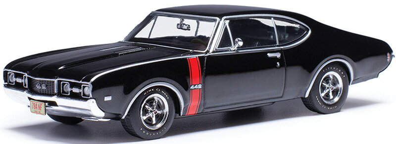Oldsmobileオールズモビル 442 W-30 1968 ブラック マッスルカー 模型 モデル / IXO 1/43 ミニカー 模型