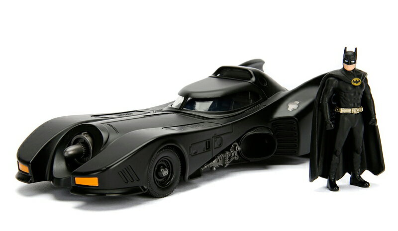 Rakuten - バットモービル バットマン フィギュア付 1989 劇中車 キャラクター 模型 / JADA 1/24 ミニカー 模型