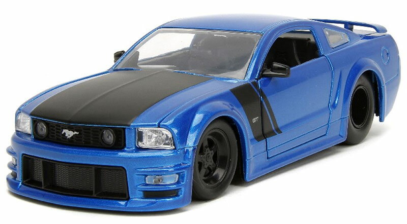Ford Mustangフォード マスタング GT 2006 ブルー/ブラック スポーツカー 模型 / JADA 1/24 ミニカー 模型