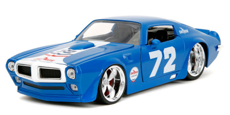 Pontiacポンティアック ファイヤーバード #72 1972 ブルー マッスルカー 模型 / JADA 1/24 ミニカー 模型