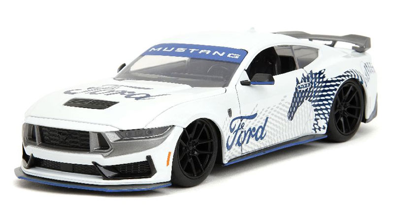 Hot Wheels - Ford Mustangフォード マスタング Dark Horse 2024 ホワイト スポーツカー 模型 / JADA 1/24 ミニカー 模型