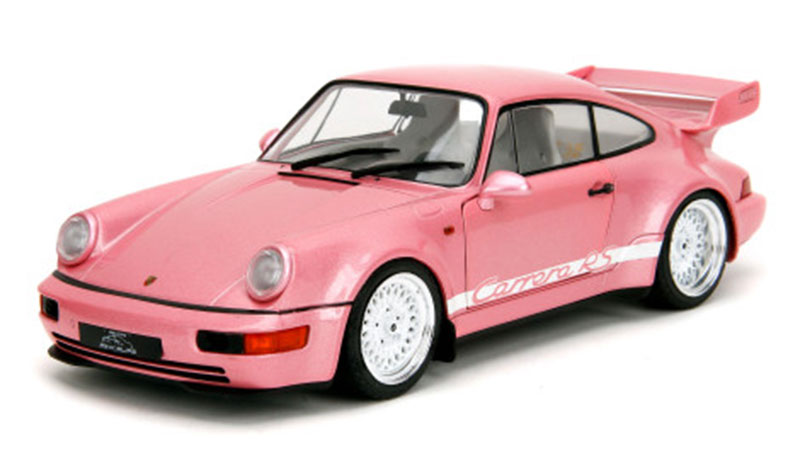 Porscheポルシェ 911 RSR 964 ピンク 1964 スポーツカー 模型 モデル / JADA 1/18 ミニカー 模型