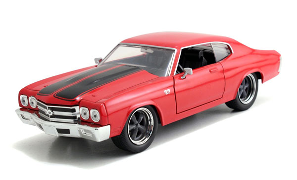 Chevroletシボレー Chevelleシェベル 1970 グロスレッド マッスルカー 模型 / JADA 1/24 ミニカー 模型