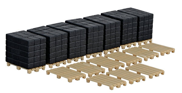 パレット 荷物 物流 ジオラマ プラスチックモデル 組み立てキット 模型 小物 / Kibri 1/87 ミニカー 模型