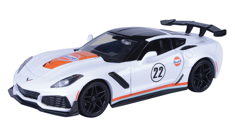 乐天商城 - Chevroletシボレー Corvetteコルベット 2019 ガルフレーシング スポーツカー 模型 / Motor Max 1/24 ミニカー 模型