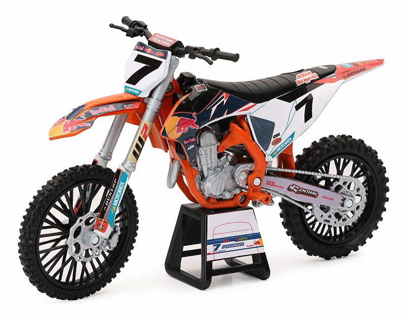 KTM 450SX-F #7 Aaron Plessinger ダートバイク モトクロス バイク 模型 / NEW-RAY 1/12 ミニカー 模型