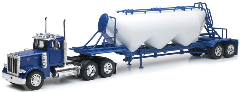 Peterbiltピータービルト 379 バルクトレーラー 粉粒体運搬車 働く車 トラック 模型 / NEW-RAY 1/32 ミニカー 模型