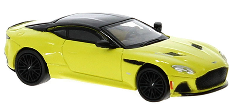 Hot Wheels - Aston Martinアストンマーティン DBS Superleggera 2019 イエロー 模型 / PCX87 1/87 ミニカー 模型