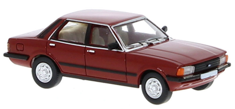 Fordフォード Taunusタウヌス TC3 1979 ダークレッド 旧車 模型 モデル / PCX87 1/87 ミニカー 模型
