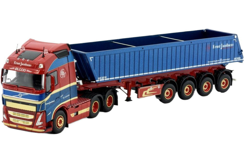 Ernst Jacobsen Volvo FH05 ダンプセミトレーラー / TEKNO 1/50 ミニカー 模型