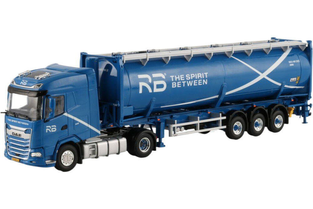 RB Logistics DAF XG 40ft タンクコンテナ / WSI 1/50 ミニカー 模型