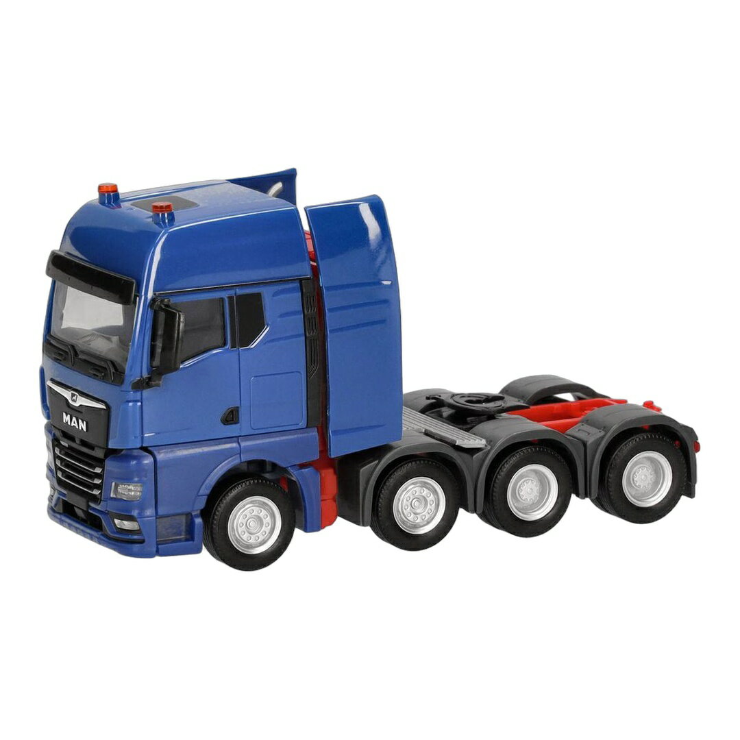 MAN TGX GX 重量物トラクター 4軸 ブルー トレーラーヘッド / Herpa 1/87 トラック模型