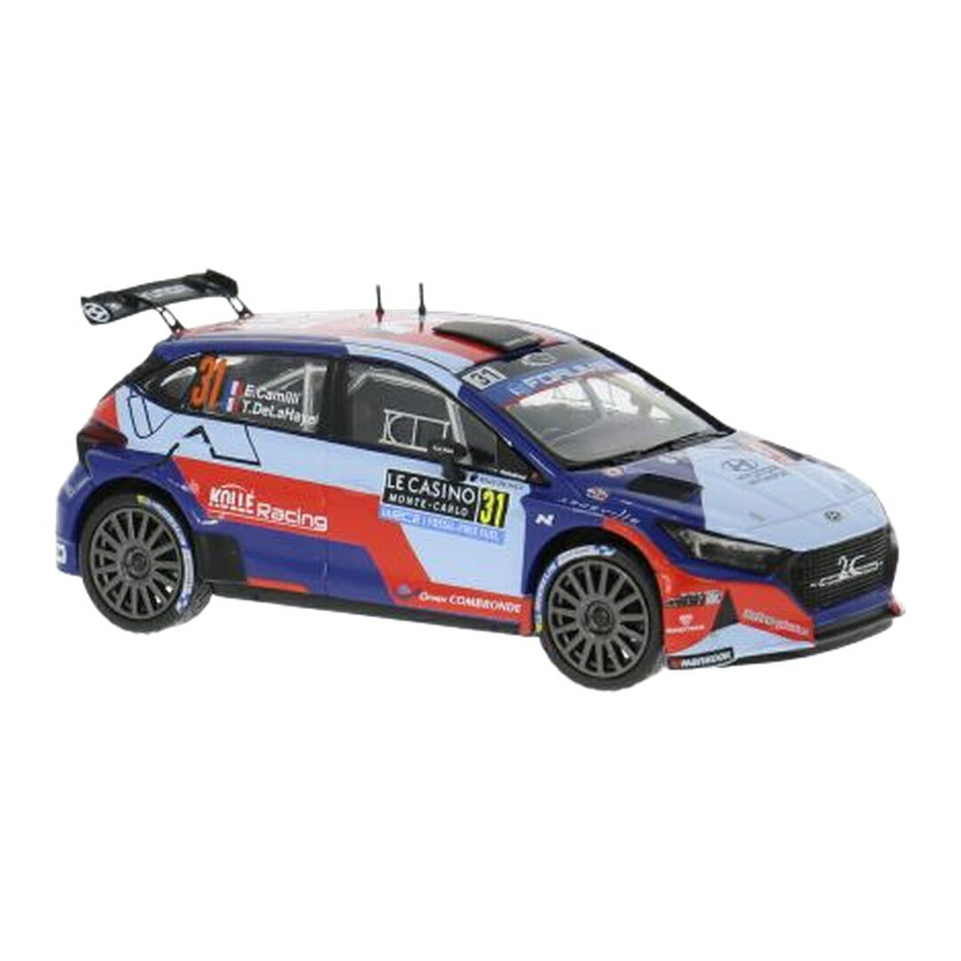 TOMIKA - ヒュンダイ i20 N Rally2 #31 カミリ/デ・ラ・ヘイ モンテカルロラリー ラリーカー / IXO 1/43 ミニカー