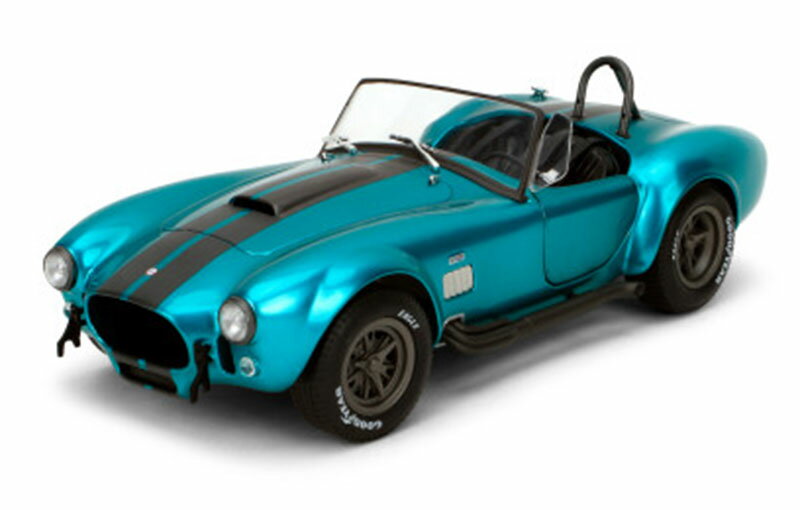 Shelbyシェルビー Cobra Metallic Teal with Black Racing Stripes Pink Slips / JADA 1/18 ミニカー 模型
