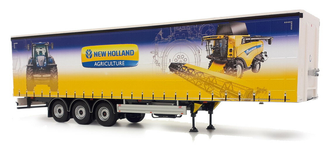 Pacton カーテンサイダートレーラー New Hollandニューホランド デザイン / margemodel 1/32 ミニカー