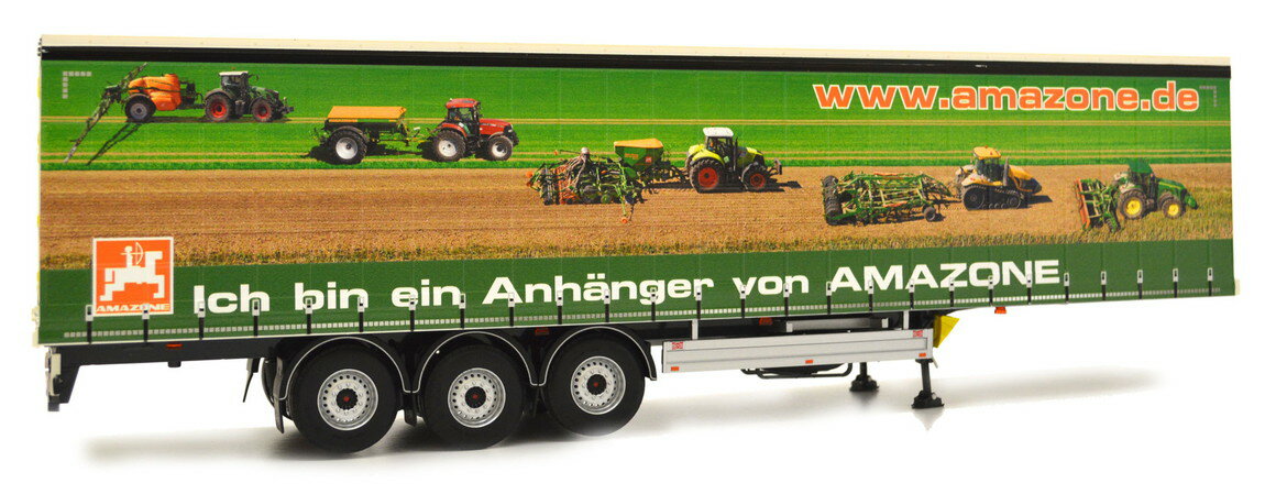 【予約】Pactonカーテンサイダートレーラー Amazoneアマゾーネデザイン / margemodel 1/32 ミニカー