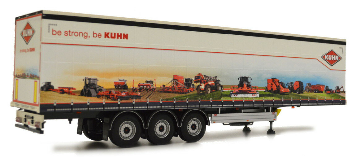 Pacton カーテンサイダートレーラー Kuhnキューンデザイン / margemodel 1/32 ミニカー