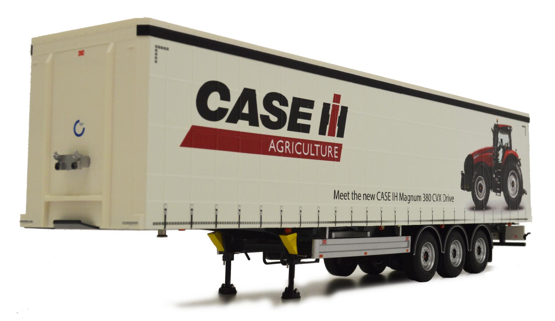 Pactonカーテンサイダートレーラー Case IHケースIHデザイン / margemodel 1/32 ミニカー