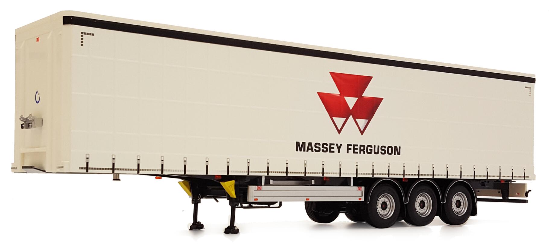 Pactonカーテンサイダートレーラー Massey Fergusonマッセイファーガソンデザイン / margemodel 1/32 ミニカー