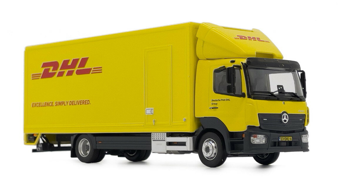 【予約】Mercedes-Benz Atego イエロー DHLデザイン 1/50 / margemodel 1/50 ミニカー