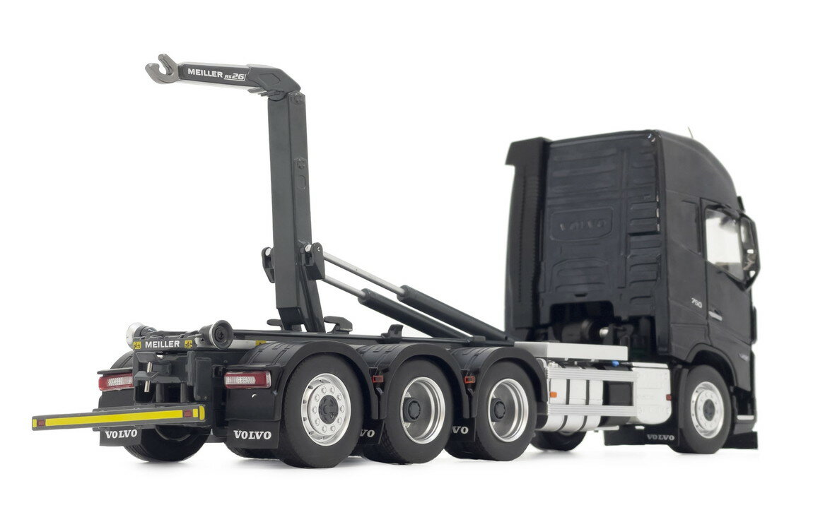 Volvo FH5 トラック Meiller フックリフト アンスラサイト / margemodel 1/32 ミニカー
