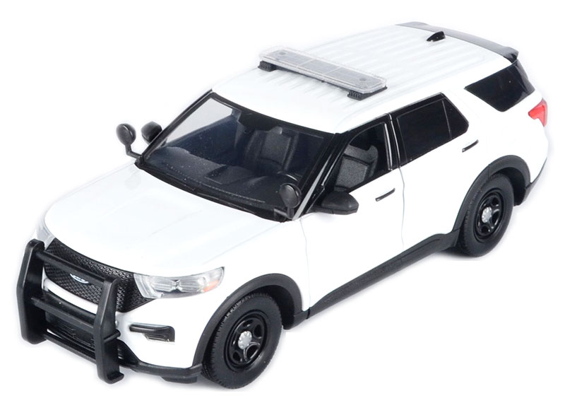 Fordフォード Police Interceptor Utility 2022 Police W / Motor Max 1/24 ミニカー 模型