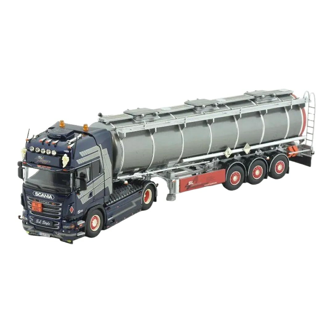 SL Logistics スカニア Rシリーズ トップライン タンカー セミトレーラー / TEKNO 1/50 トラック模型