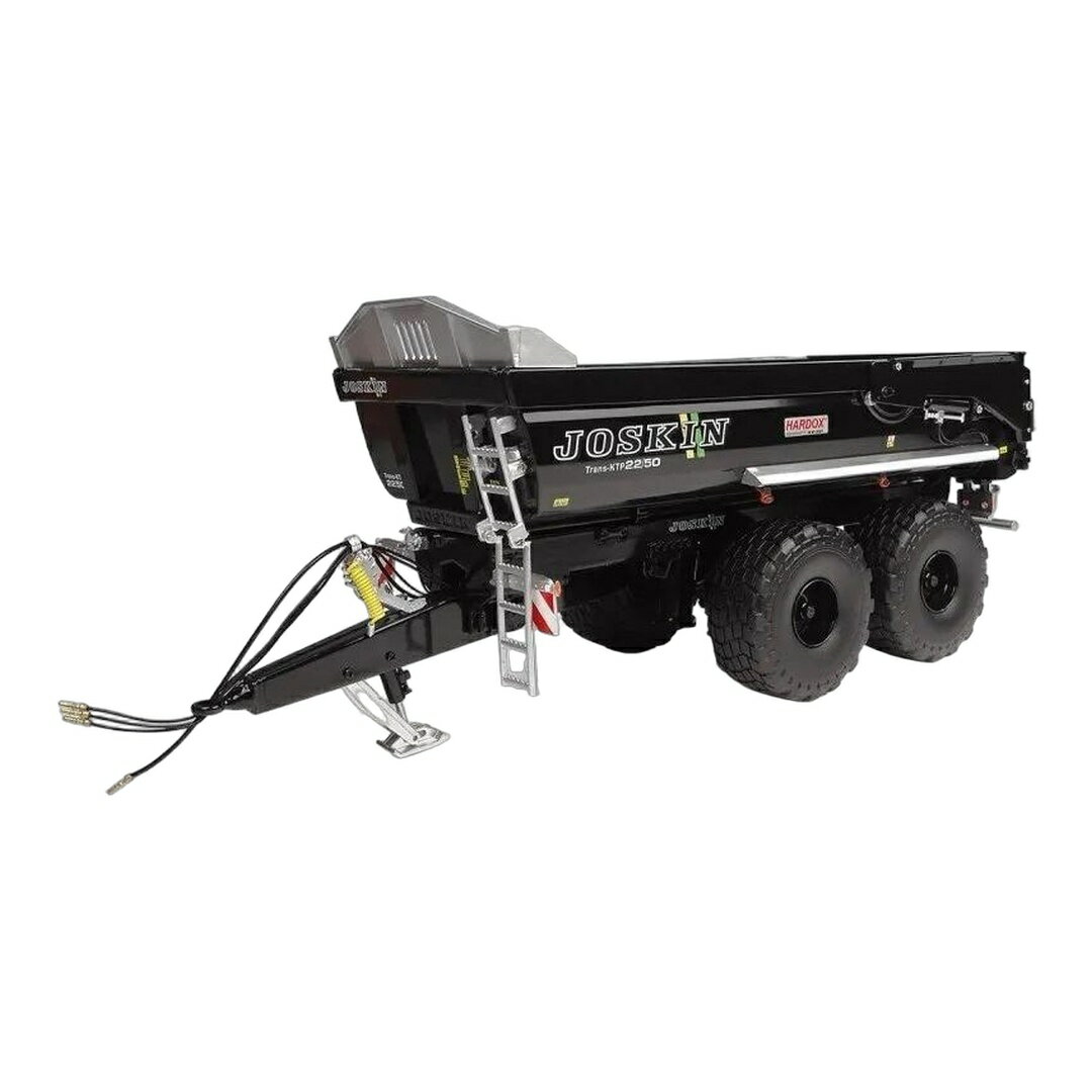 ジョスキン Trans KTP 22/50 ブラック ダンプ トレーラー 農機 / Universal Hobbies 1/32 トラック模型