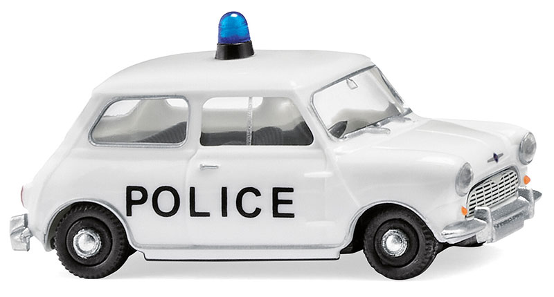 Morrisモーリス Miniマイナー ポリス 警察車両 パトカー 模型 ダイキャスト モデル / Wiking 1/87 ミニカー 模型