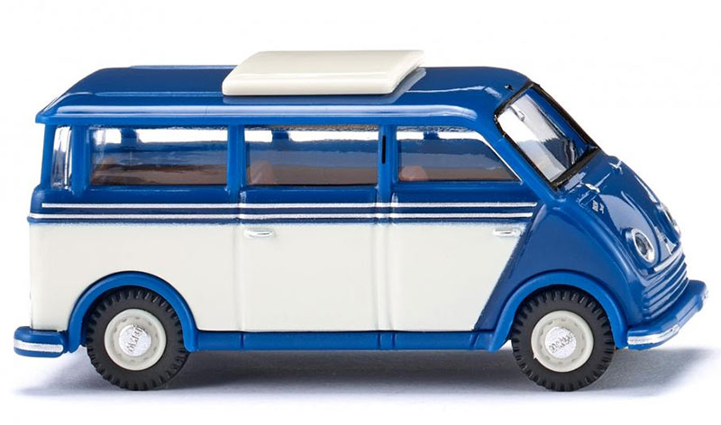 Rakuten - DKW スピードバン バス ブルー/ホワイト 公共交通 模型 モデル / Wiking 1/87 ミニカー 模型