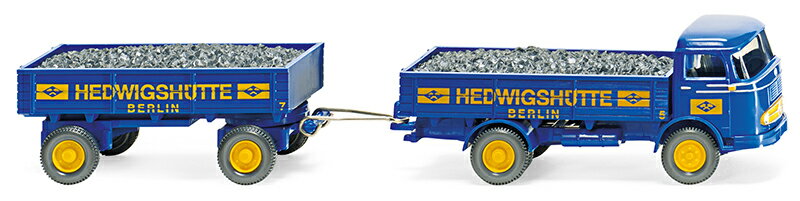 Mercedes Benz - Mercedes-Benzメルセデスベンツ LP 321 フラットベッド 働く車 トラック 模型 / Wiking 1/87 ミニカー 模型