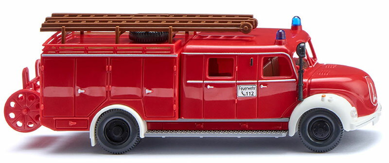 Magirusマギルス LF 16 消防車 働く車 緊急車両 模型 ダイキャスト モデル / Wiking 1/87 ミニカー 模型