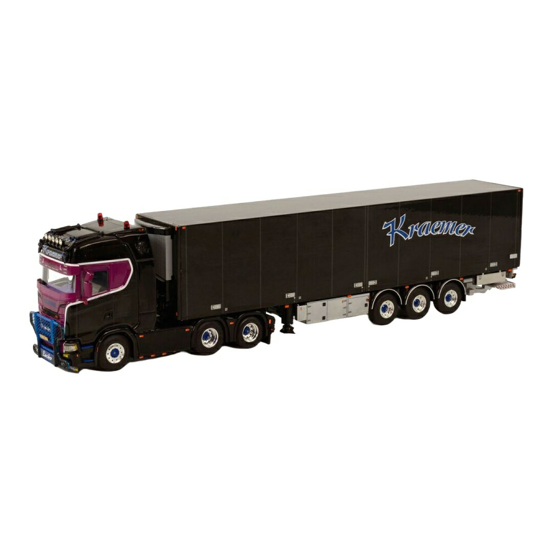 Hot Wheels - De Steenburger Transport スカニア S ハイライン CS20H 冷凍冷蔵 セミトレーラー 冷凍車 / WSI 1/50 トラック模型