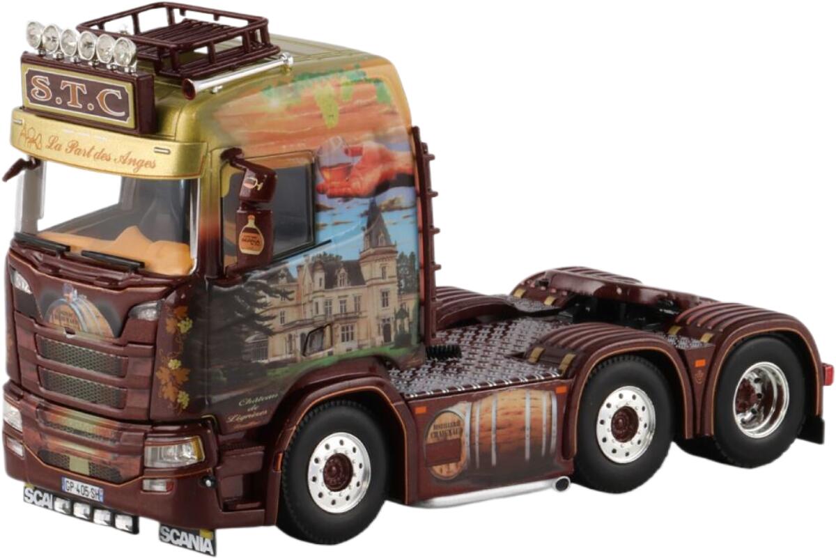 STC La Part des Anges Scaniaスカニア R Normal CR20N Twin Steer トラック 模型 /WSI 1/50