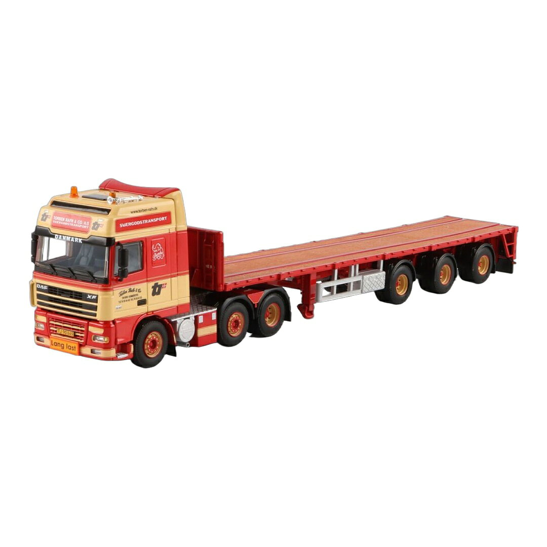 Torben Rafn DAF XF 95 Super Space Cab flatbed semitrailer 01-4446