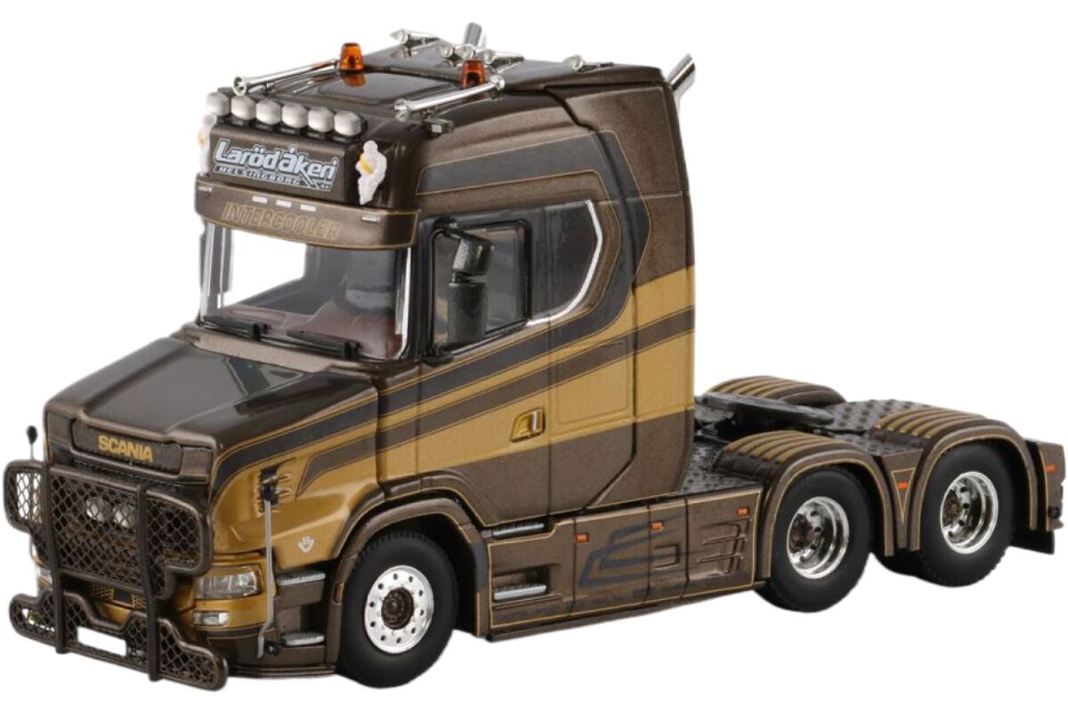 Laroes Akeri AB Vlastuin Scaniaスカニア Torpedo 6x2 トラック 模型 /WSI 1/50
