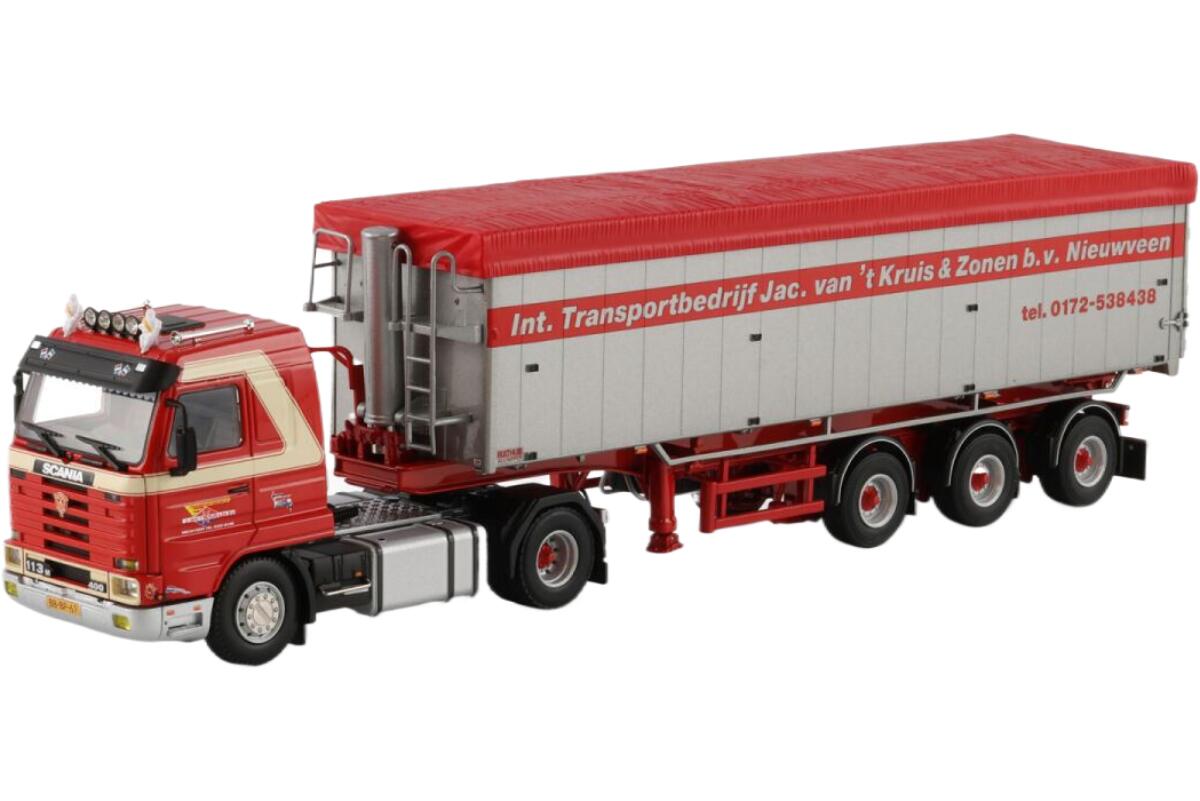 Int. Transportbedrijf Jac. van ´t Kruis & Zonen b.v. Scaniaスカニア 3 Series Streamline tipper volume trailerダンプト /WSI 1/50