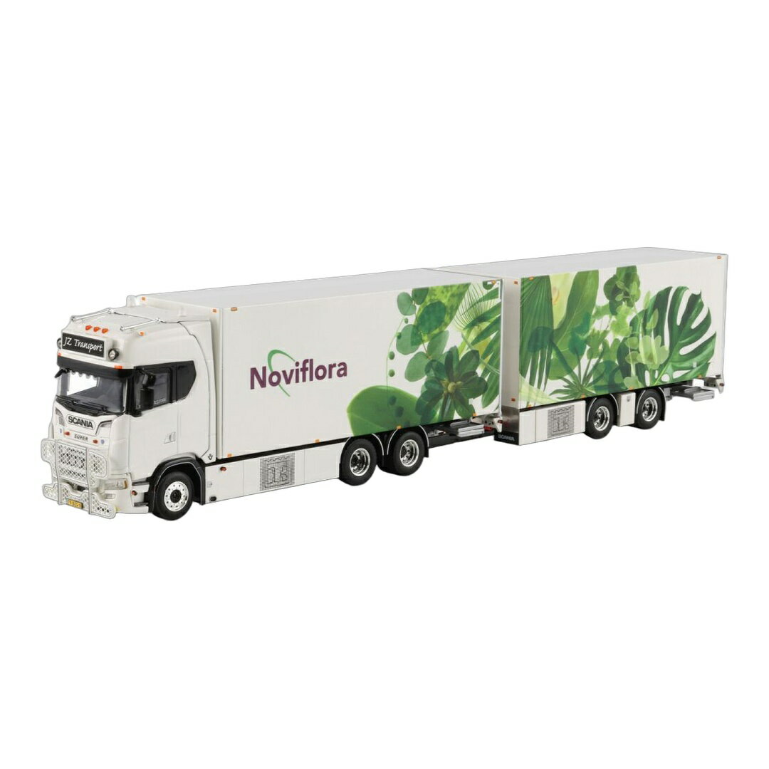 JZ Transport Noviflora Scania S Serie CS20H reefer box trailer 01-4954
